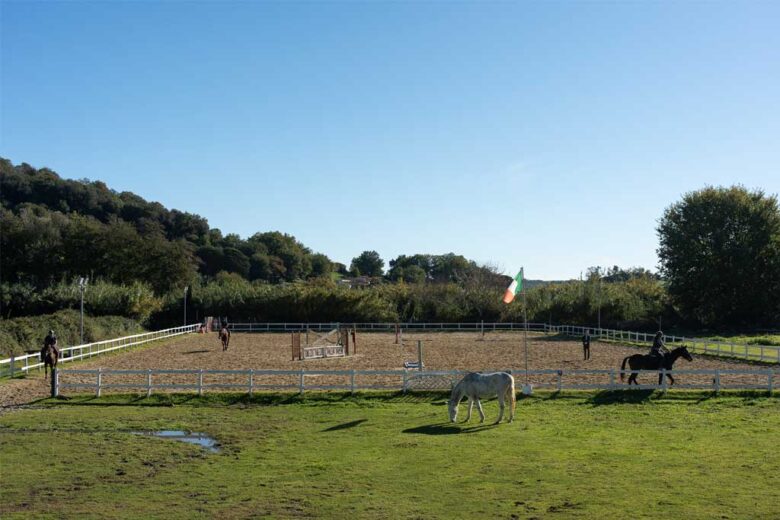 Il circolo ippico della Tenuta di Cornazzano